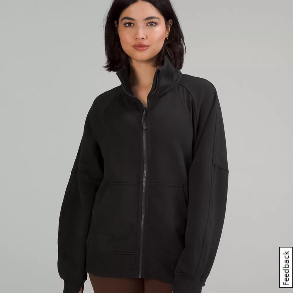 Lululemon oversized scuba funnel neck black XL/XXL
